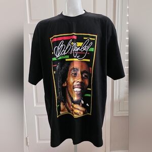 Shaka Wear Heavy Bob Marley One Love T Shirt XXL Graphic Print The King of Regga